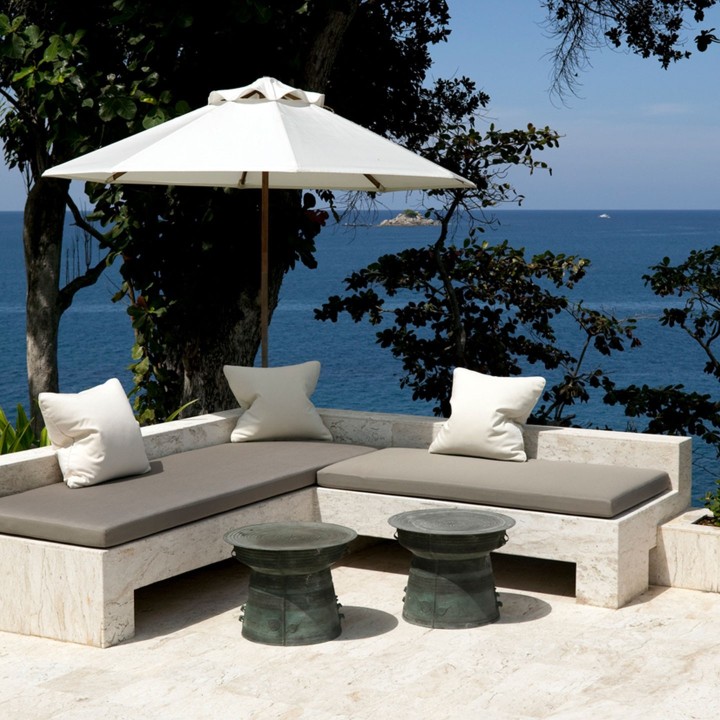 Coussins d'extérieur sur mesure, tissu Sunbrella | Néomousse